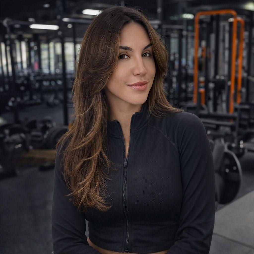 Personal trainer treinando aluno